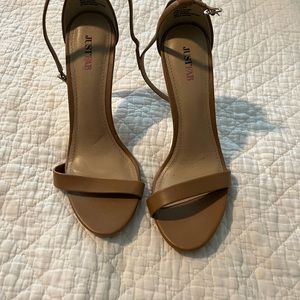 Open toe heels
